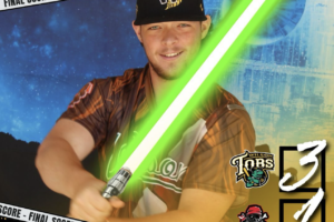 Wookies Win Battle of Fleming Stadium against Space Pirates on Star Wars Night!